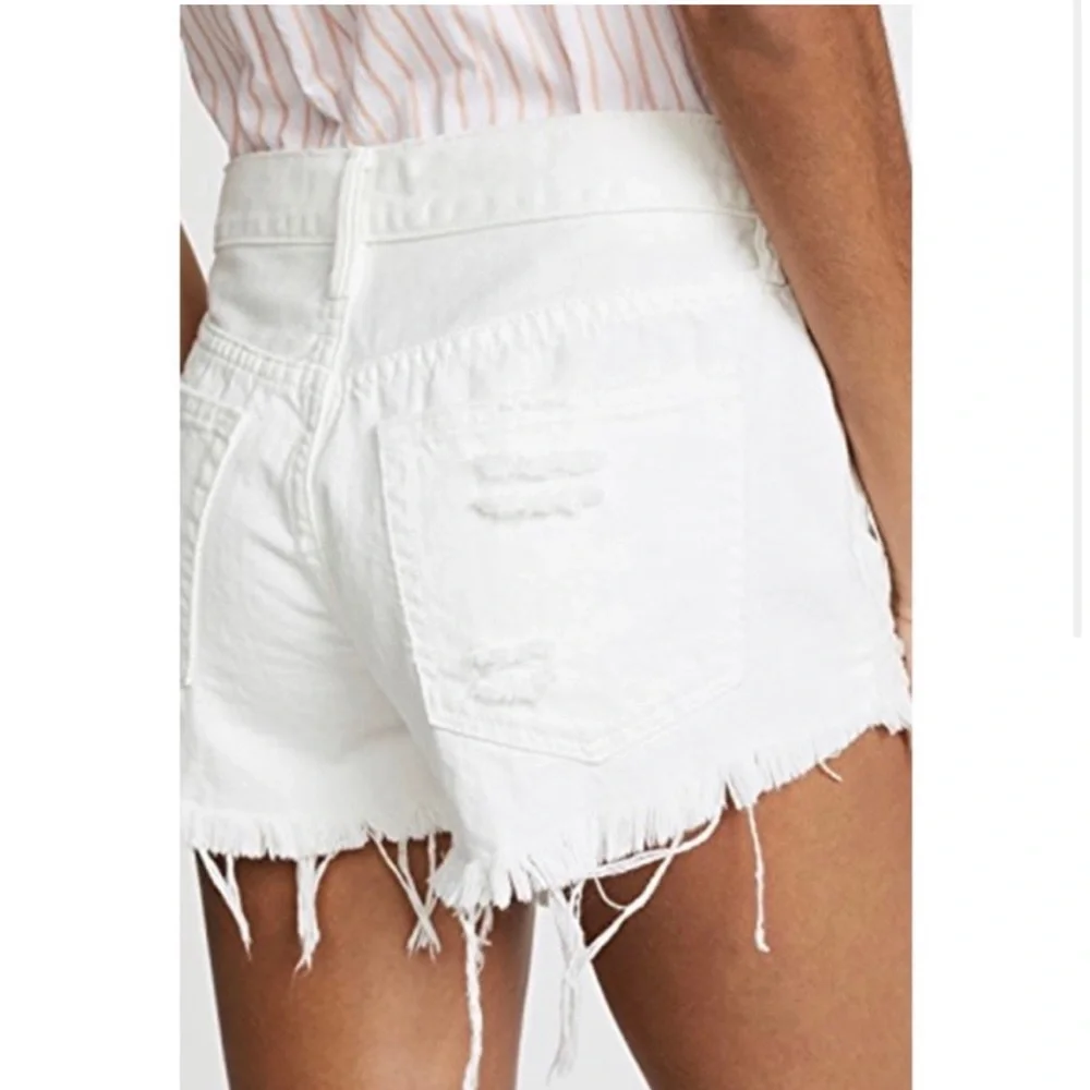 NEW Free People Loving Good Vibrations‎ Shorts White Size 28